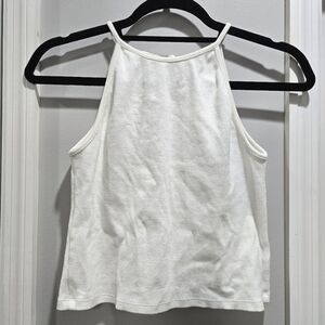 Hiatus Back-Tie Fitted Halter Top